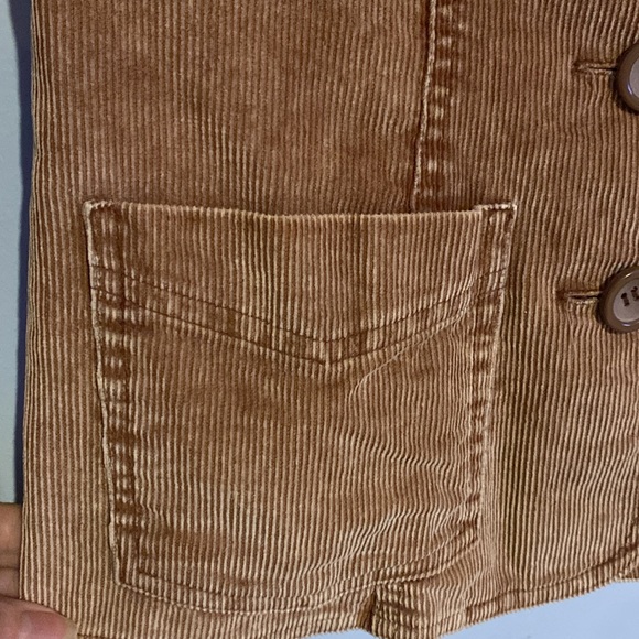 Corduroy blazer. Brown/mauve. Medium. Like new. - Picture 2 of 5